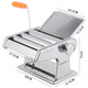 Ogilvy stainless steel household hand-pressed noodle machine hand-rolled noodle machine dumpling noodle machine manual three-knife noodle press