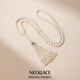 Qlady high-end tassel sweater chain pearl necklace 2025 new women's light luxury high-end accessories pendant pendant gift