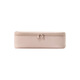MUJI recycled polyester fiber flat cosmetic bag cosmetics storage portable toiletry bag new product OHV5CC4S pink beige