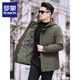 ROMON Parker Men's Winter 2025 New Men's Mink Fur Liner Fur Integrated Fox Detachable Fur Jacket B Style Green + Rex Rabbit Fur Liner 3XL <150Jin Jin equals 0.5kg -170Jin Jin equals 0.5kg >