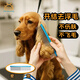 Claw Xiaonan pet grooming comb aluminum alloy professional cat and dog knotting comb to remove floating hair and comb artifact long-haired cats and dogs blue | aluminum alloy comb