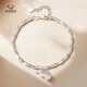 Aido Diamond pt950 platinum gourd bracelet for women, genuine platinum Fulu bamboo bracelet, lucky and lucky brand ingot bracelet, lucky and lucky bamboo bracelet 12.2-12.4g, length 16+3cm