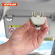 DAIAN is suitable for Volkswagen Lavida Sagitar Magotan Passat Tiguan L Bora POLO makeup mirror sun visor buckle A style convex base gray