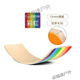 OEMG Pilates rainbow board balance board adult core training yoga fitness smart seesaw log sports equipment rainbow color seesaw 15mm thick