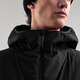 DESCENTE Desante SNOWBOARD series of cotton-padded clothes for men and women BK-black L (175/96A)