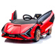 Lamborghini children's electric car four-wheel with remote control car male and female baby children can sit on toy car stroller green four-wheel drive + lithium battery + leather seat electric drive