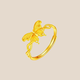 Lianshi Pure Gold 999 Butterfly Ring Gold Butterfly Ring Adjustable and Versatile as a Gift for Your Girlfriend Butterfly Ring 0.06gx Live