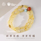 Potala Palace beeswax sea grain stone multi-circle bracelet for men and women turquoise 925 silver transfer bead bracelet birthday gift for girlfriend
