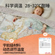European pregnancy children anti-kicking quilt, constant temperature silk quilt, autumn and winter baby sleeping bag, big child belly protection quilt, universal for all seasons, silk constant temperature comfort, autumn and winter medium thickness 10-25 Elf Castle 150cmx150cm 2-7 years old