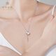 Cuihua pt950 platinum moissanite tassel gourd chain fashion ladies pendant for girlfriend and wife birthday holiday gift about 9.5g