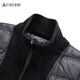 Shanshan 90 goose down sheep wool double-sided woolen coat men's mid-length autumn and winter business casual windbreaker jacket