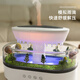 South Sandwich Aromatherapy Machine Automatic Fragrance Machine White Noise Humidifier Desktop Micro Landscape Home Bedroom Silent Colorful Ambience Light Large Fog White Noise Aromatherapy Humidifier Simulated Raindrops + Micro Landscape + Birthday Packaging, Gift Bag