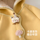 Banxidi Girls' Jacket Autumn and Winter Clothing 2025 New Children's Fashionable Baby Clothes Winter Velvet Hooded Small Top Children's Clothing Pink 110