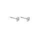 Laomiao Tremella Earrings S925 Simple Full Diamond Earrings-5mm S925 Simple Full Diamond Earrings-5mm Laomiao Gift Box