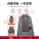 BG GLAMURBG light luxury brand double-sided woolen coat men's medium-length dark gray wool warm removable liner jacket light gray L 175 recommended 125-140 Jin Jin equals 0.5 kg