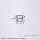 Beijing Gold Trading Center Co., Ltd. platinum ring pt950 shiny bow ring for women for girlfriend and wife's birthday, about 3.19g