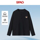 SPAO pure cotton Henry collar long-sleeved T-shirt for men and women 2025 autumn new loose inner layering shirt SPCX25ST05XY