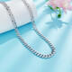 Beijing Gold Trading Center Co., Ltd. Platinum Necklace Ultra-Thin Chain Men's Necklace as a Gift for Your Girlfriend, About 60.88g