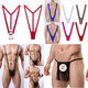 Teacher Li men's various multi-color sex toy underwear one-piece V-shaped penis thong n050 black one size