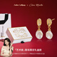 Amber Lollipop Wang Yuwen's same baroque pearl earrings women's earrings anniversary birthday gift for girlfriend and wife