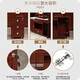 NAIGAO boss desk set combination solid wood veneer manager desk executive desk office computer desk 1.6 meters