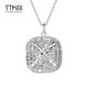 TTMIX fashion platinum chain set pt950 platinum necklace women's geometric platinum necklace platinum pendant round 4.3-4.5g about 45cm