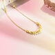 Saturday Fu 5G craftsmanship gold necklace women's gold pendant price A0610917 about 2.59g 40+5cm
