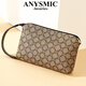 ANYSMIC luxury high-end brand bag women's bag clutch bag spring and summer new fashion versatile hand bag multi-functional mobile phone bag brown