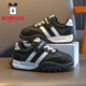 BOBDOG children's shoes, boys' winter comfortable and warm running shoes, casual and versatile children's sports shoes 106555082 black/meter 30