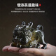 OLOIU Color Changing Tea Pet Pixiu Holding Yuanbao Tea Table Desktop Ornament Tea Cong Pet Tea Playing Kung Fu Tea Set Ornaments Decoration d1 Pixiu Holding Yuanbao