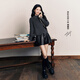 Xiangying Liu Xiening's same style Xiangying double-sided pure wool coat for women winter gray blueberry hard candy short woolen coat dark gray M 160/84A/95-110Jin Jin is equal to 0.5 kg