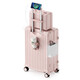 Multi-function suitcase 24 universal wheels trolley box 20-inch boarding code travel luggage Jing Tokyo Xi self-operated pink mother-in-law box #XM style 26 inches