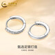 CHINA GOLD Pure Silver Silver Earrings Earrings Earrings Ear Clips for Women Women's Birthday Gifts for Girlfriends, Wifes, Girlfriends, Today/Next Day Delivery Pure Silver Diamond Earrings China Gold Gift Box