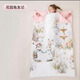 Curbblan quilt children's sleeping bag baby anti-kick artifact baby quilt sleeping bag dual-purpose baby beanie quilt children's quilt cover pure cotton quilt cover (pink lining) Garden Rabbit Friends 100*160cm