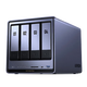 Green Alliance Private Cloud DXP4800 Plus 16G four-bay 10G NAS network storage Personal enterprise team shared AI server Data file storage disk array DXP4800PLUS 80T with red disk 20T*4
