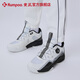 KUMPOO 2025 new badminton shoes Shunying D99 non-slip shock-absorbing and anti-torsion KUMPOO men's and women's same button lace-up sneakers white/black 42