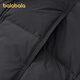 Balabala Children's Clothing Children's Down Jacket Boys 2025 New Winter Warm Jacket Black Tone 00399-Gray Duck Down 110 (Feather Filling 79g)