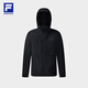 FILA official breathing shell woven jacket two-piece men's tops 2025 winter sports outdoor jacket