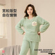 Urban Beauty Pajamas Women's Suit Coral Velvet Plush Cartoon Warm Plus Velvet Pullover Underwear Long Sleeve Home Clothes 2H3211