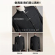 ROMON suit + trousers, new Chinese style plate button stand collar, Chinese tunic suit, Chinese style Tang suit suit jacket, men's black XL