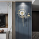 Psyche Nordic Light Luxury Clock Simple Clock Personalized Creative Fulu Zhongsheng Wall Decoration Clock Quartz Clock Wall Clock Large - Silent (width 60*height 98)