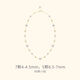 Hera's Gypsophila Pearl Necklace, Akoya Seawater Pearl Necklace, Women's Necklace, Li Duohaima Junyan's Classic Small Edition