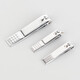 Checkered nail clipper manicure tool single nail clipper high carbon steel flat bevel nail clipper household large flat clipper 1 piece nail clipper