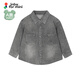 Jnby by JNBY New Jiangnan Buyi Baby Long Sleeve Denim Shirt H-shaped Loose 25 Autumn Boys Baby YP9211530 959/Denim Light Gray 80 cm