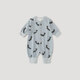 Bali Piggy Baby Clothes Spring and Autumn Category A Pure Cotton Newborn Baby Clothes Autumn Baby Pajamas Newborn Jumpsuit Penguin Eggplant 80cm