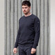 Arc'teryx (ARC TERYX) Arcteryx Sirrus LS Henley 765 25890 Arc'teryx Henry long-sleeved sweater men's Kingfisher_Heather_dark blue gray M