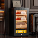Kelong 36C cigar cabinet, constant temperature and humidity, mellow aroma, natural cedar wood shelf, compressor, precision refrigeration, anti-fog tempered glass door, air-cooled partitioned storage, household cigar cabinet, 36C star ash box, nude maintenance + compressor refrigeration + cedar wood cigar basket