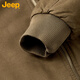 JEEP autumn and winter trendy brand handsome American new men's warm work jacket plus velvet thickened jacket