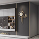 Psyche Nordic Light Luxury Clock Simple Clock Personalized Creative Fulu Zhongsheng Wall Decoration Clock Quartz Clock Wall Clock Large - Silent (width 60*height 98)