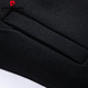 Pierre Cardin wool double-sided woolen coat for men, removable goose down lining, thickened business casual lapel woolen coat for men